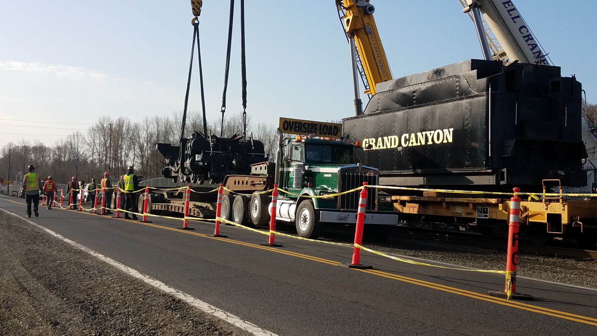 Loading the locomotive